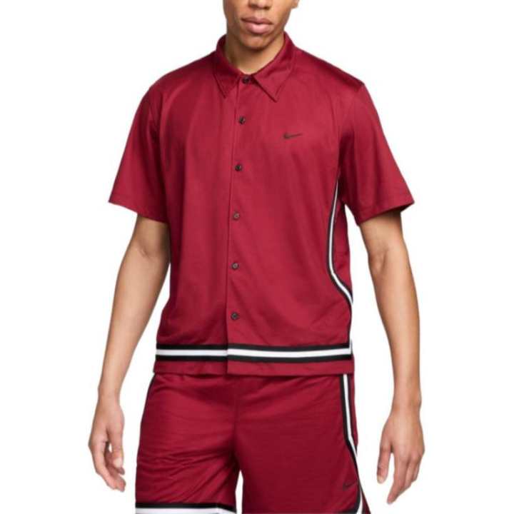 Nike Nike Shirts Men's Red Pointed Collar Moderate Other