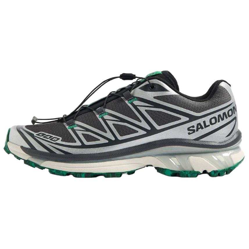 SALOMON x END. XT 6 Low top Casual Trail Running Training City Commuting Running Shoes Unisex Gray Black Green