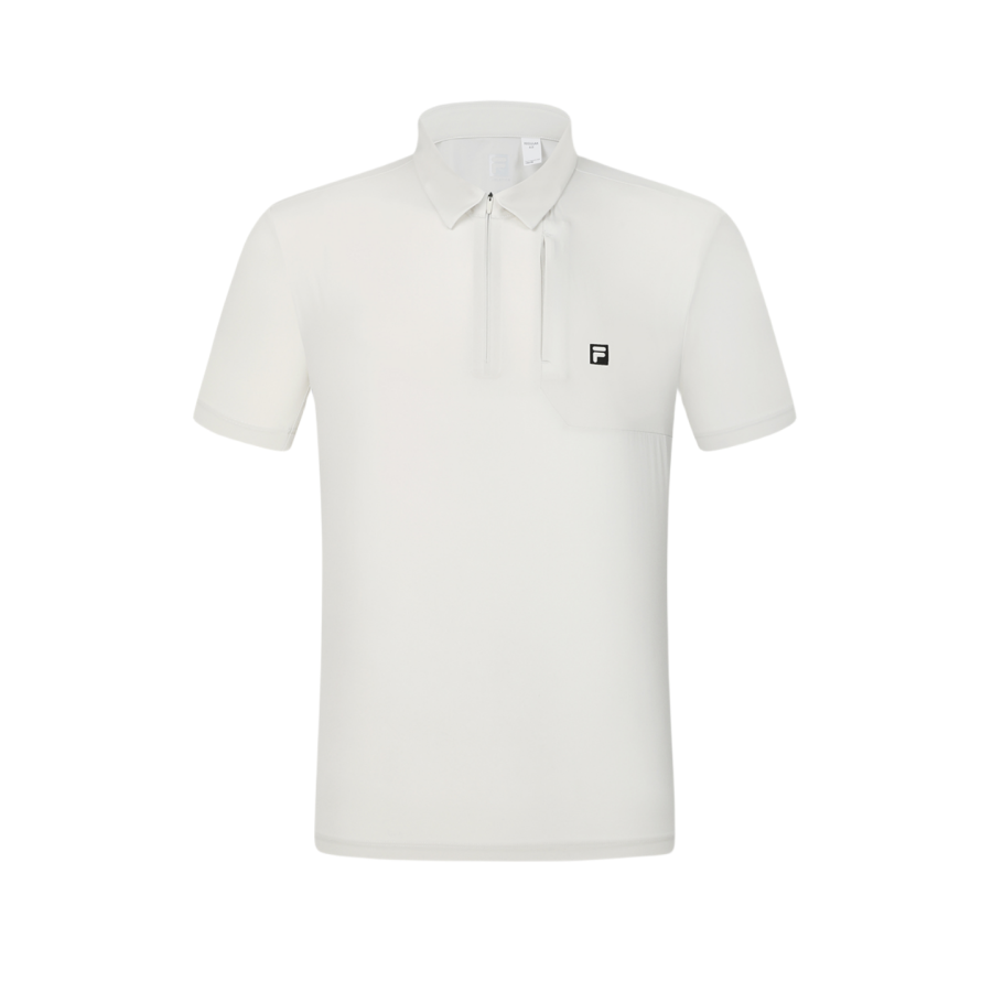 FILA Polo Shirts Men's Camel Polo Collar Moderate Straight Fit