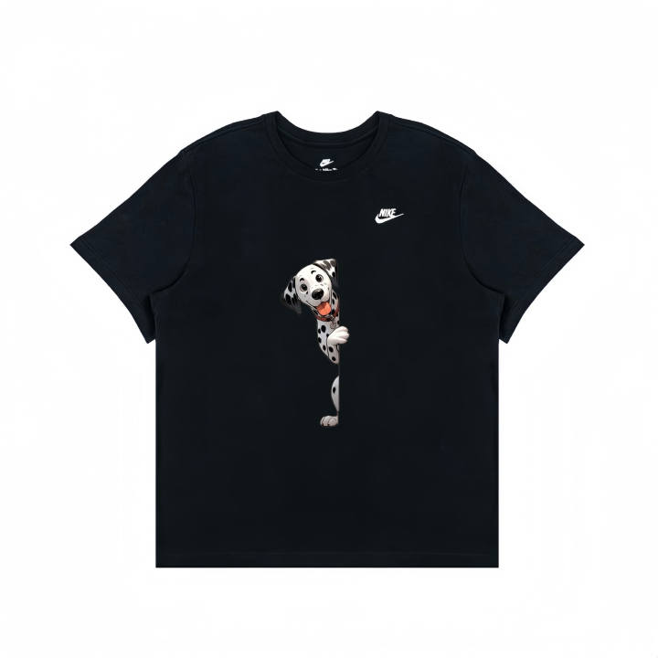 Nike Nike T Shirts Unisex Black Crew Neck Moderate Straight Fit