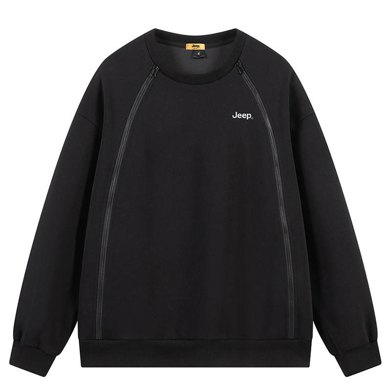 Jeep Sweatshirts Unisex Crew Neck Moderate Cardigan