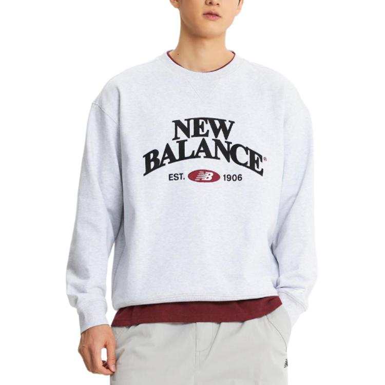 New Balance New Balance Sweatshirt Unisex Light Gray