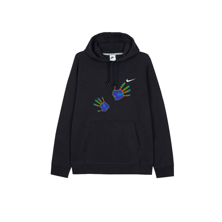 Nike Nike Sweatshirts Men's Black Hooded Moderate Regular