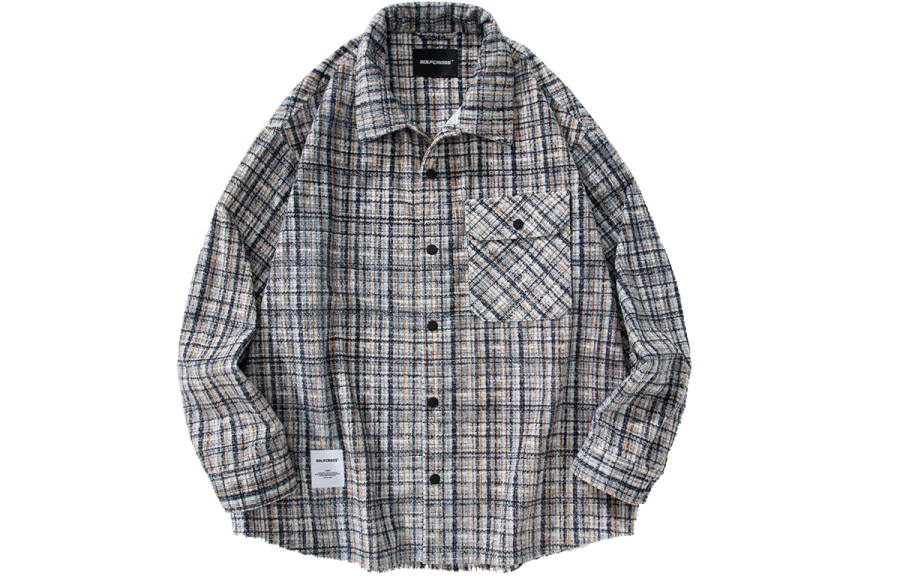 GOLFCROSS Shirts Unisex Lapel Thickened Shirt