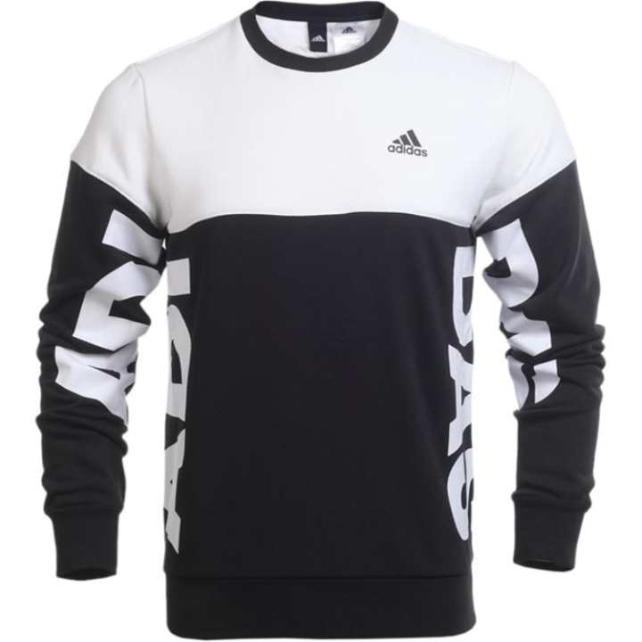 Adidas Adidas Sweatshirts Men's Black Crew Neck Moderate Other