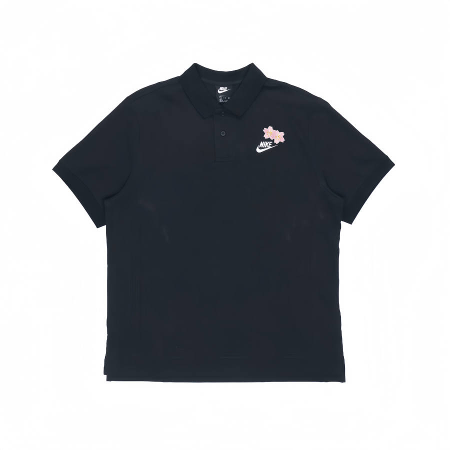 Nike Nike Polo Shirts Unisex Black Polo Collar Moderate Straight Fit