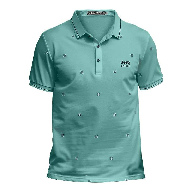 JEEP SPIRIT Polo Shirts Men's Polo Collar Moderate Straight Fit