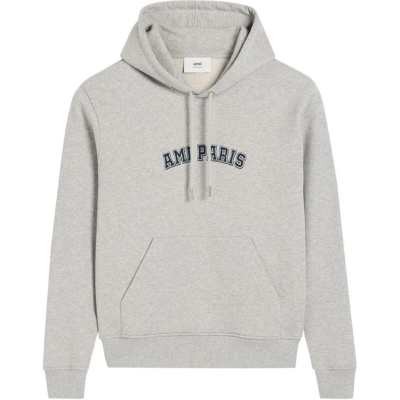 AMIPARIS Ami Paris Logo Printed Drawstring Hoodie