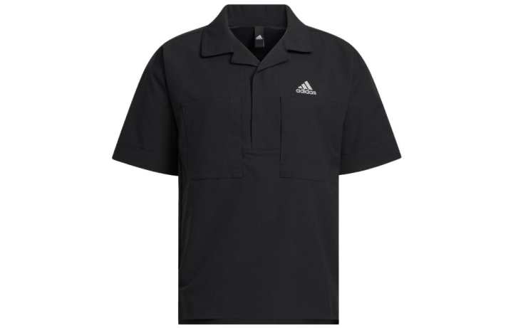 Adidas Adidas Shirts Men's Black Lapel Moderate Other