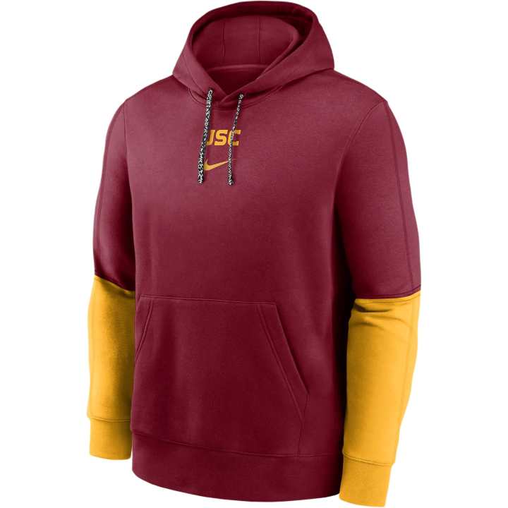 Nike Nike Usc Trojans Sideline Team Issue Club Men's Nike College Pullover Hoodie