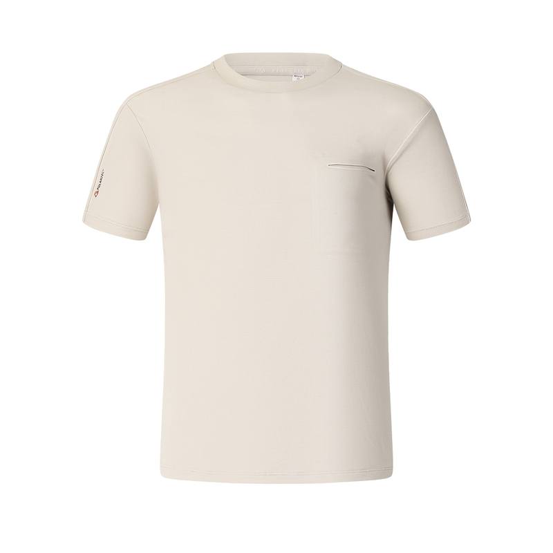 FILA T Shirts Men's Camel Crew Neck Straight Fit