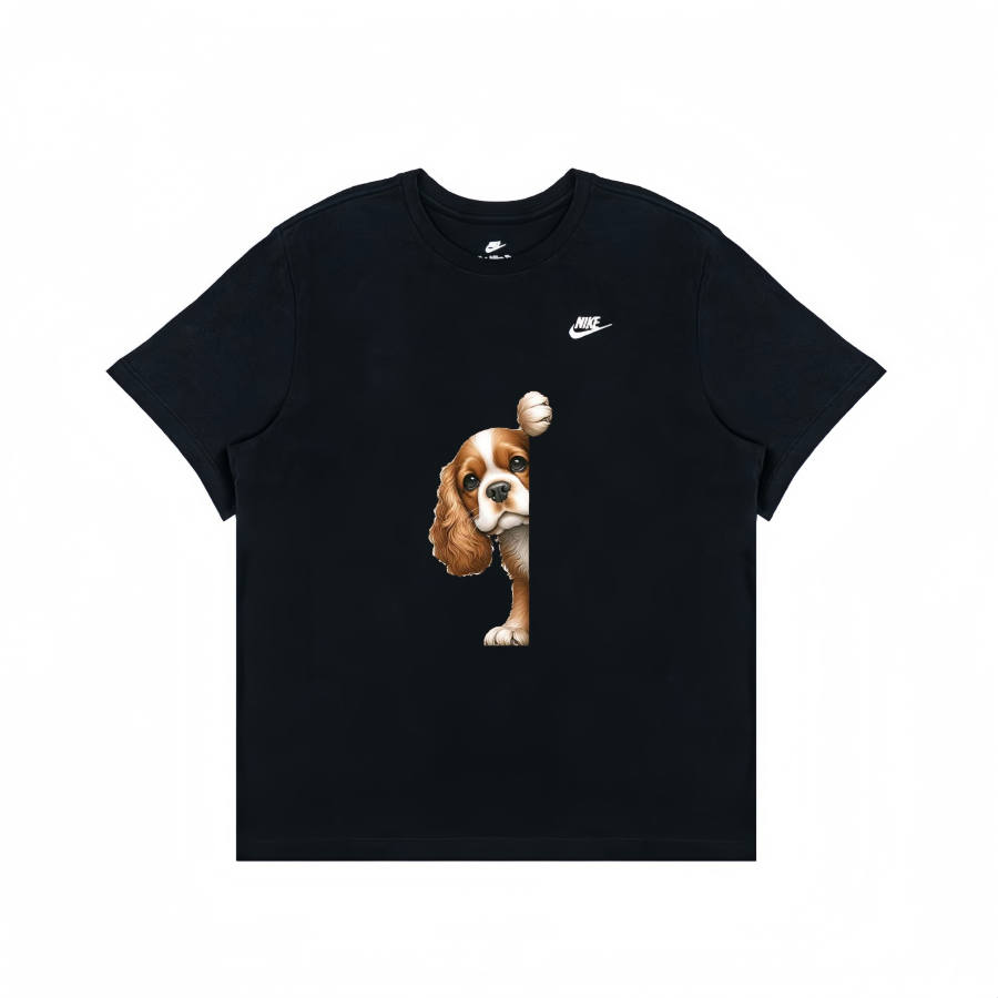 Nike Nike T Shirts Unisex Black Crew Neck Moderate Straight Fit