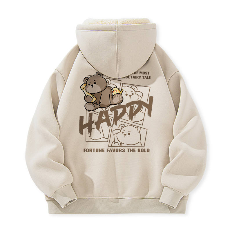 MINISO Sweatshirts Unisex Hooded Thickened Heavyweight