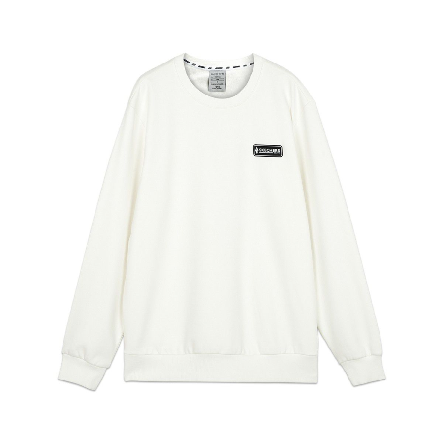 Skechers Elegant Diamond Collection Sweatshirt Men's Marshmallow White