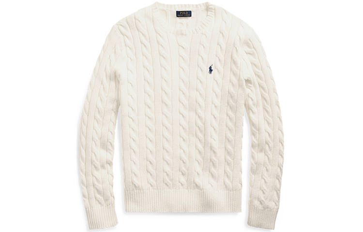 Polo Ralph Lauren SS21 Sweater Standard Men's Cream White