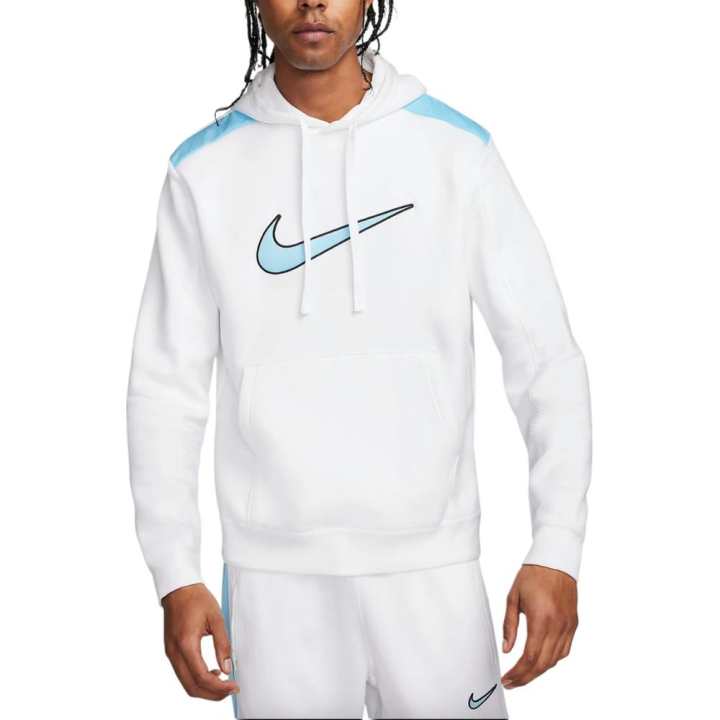 Nike Nike Sweatshirts Men's White Hooded Moderate