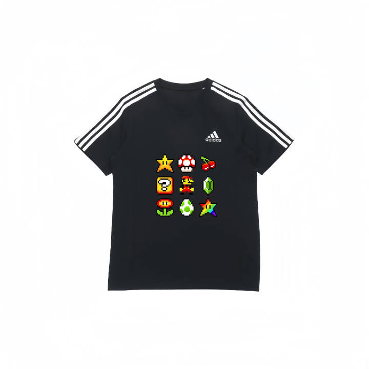Adidas Adidas T Shirts Unisex Black Crew Neck Moderate Straight Fit