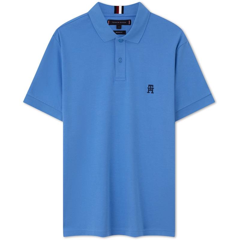 Tommy Hilfiger Th Monogram Cotton Polo Shirt