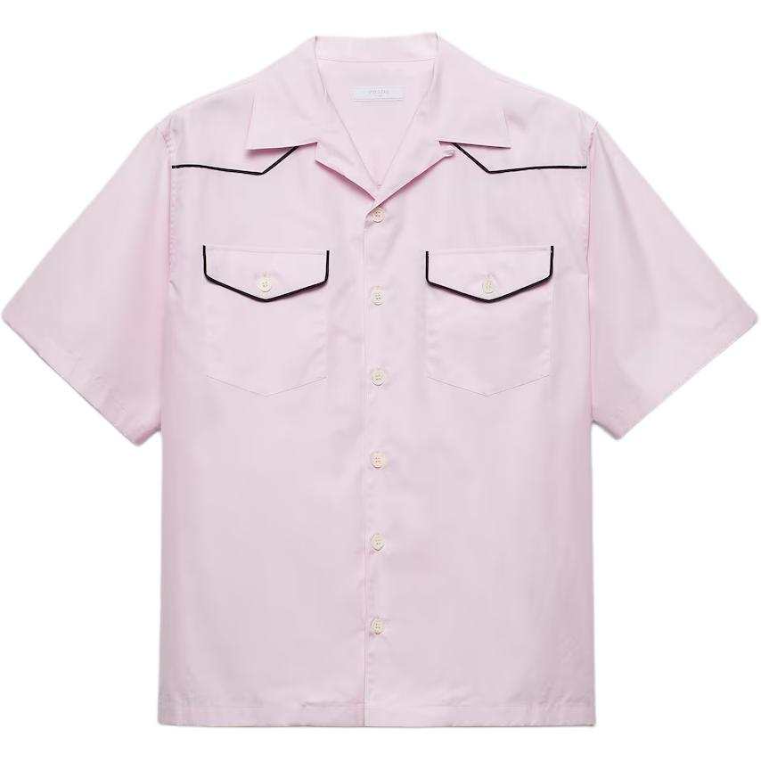 PRADA PRADA SS24 Shirt Men's Snow Pink