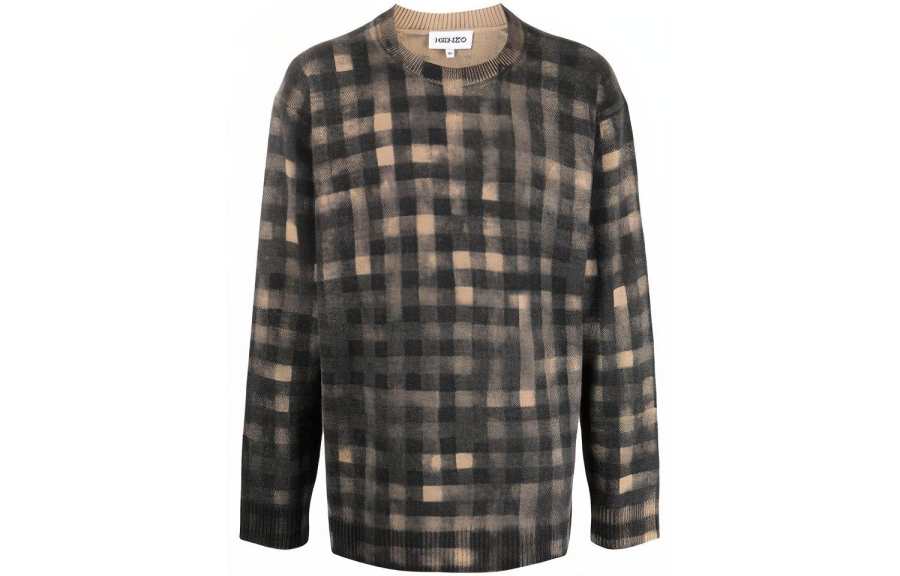 KENZO KENZO Sweaters Men's Brown Crew Neck Moderate