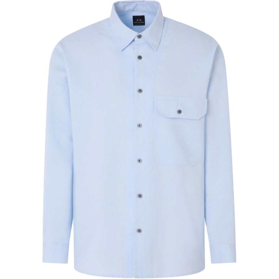 ARMANI EXCHANGE ARMANI EXCHANGEAE Shirt Men's Light Blue