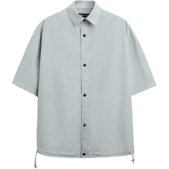 ZARA ZARA Shirts Men's Gray Lapel Moderate Other