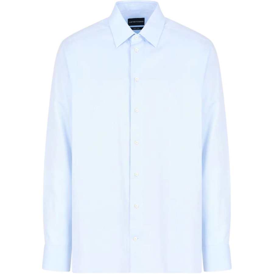 EMPORIO ARMANI Shirt Men's Light Blue