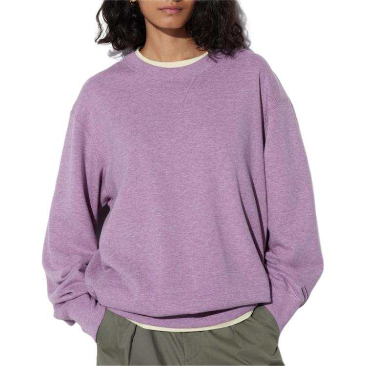 UNIQLO Sweatshirt Unisex Light Blue Purple