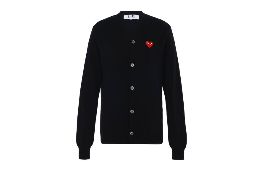 CDG Play Cdg Play embroidered logo cardigan