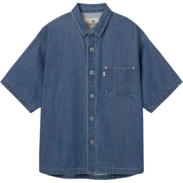 Levis Levis Shirts Men's Blue Moderate Denim