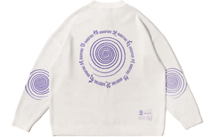 Li-Ning Li Ning Sweaters Men's White Crew Neck Moderate Other