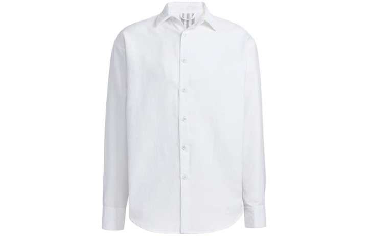 Adidas Adidas Shirts Men's White Lapel Moderate Shirt