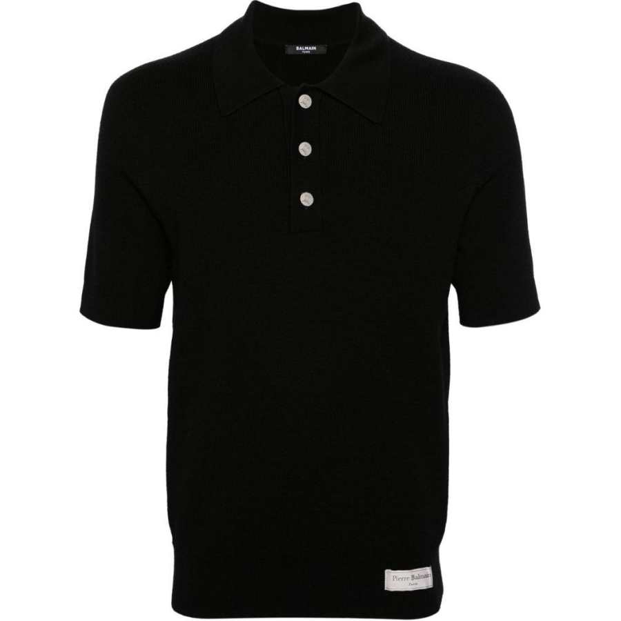 BALMAIN Balmain short-sleeve merino polo shirt