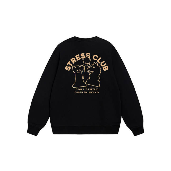 Nike Nike Sweatshirts Men's Black Crew Neck Moderate Regular