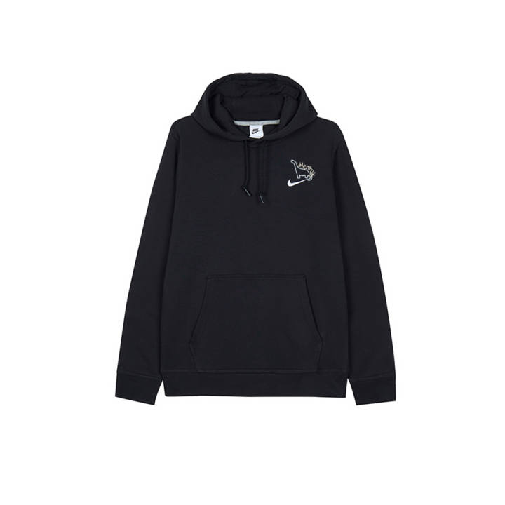 Nike Nike Sweatshirts Men's Black Hooded Moderate Regular