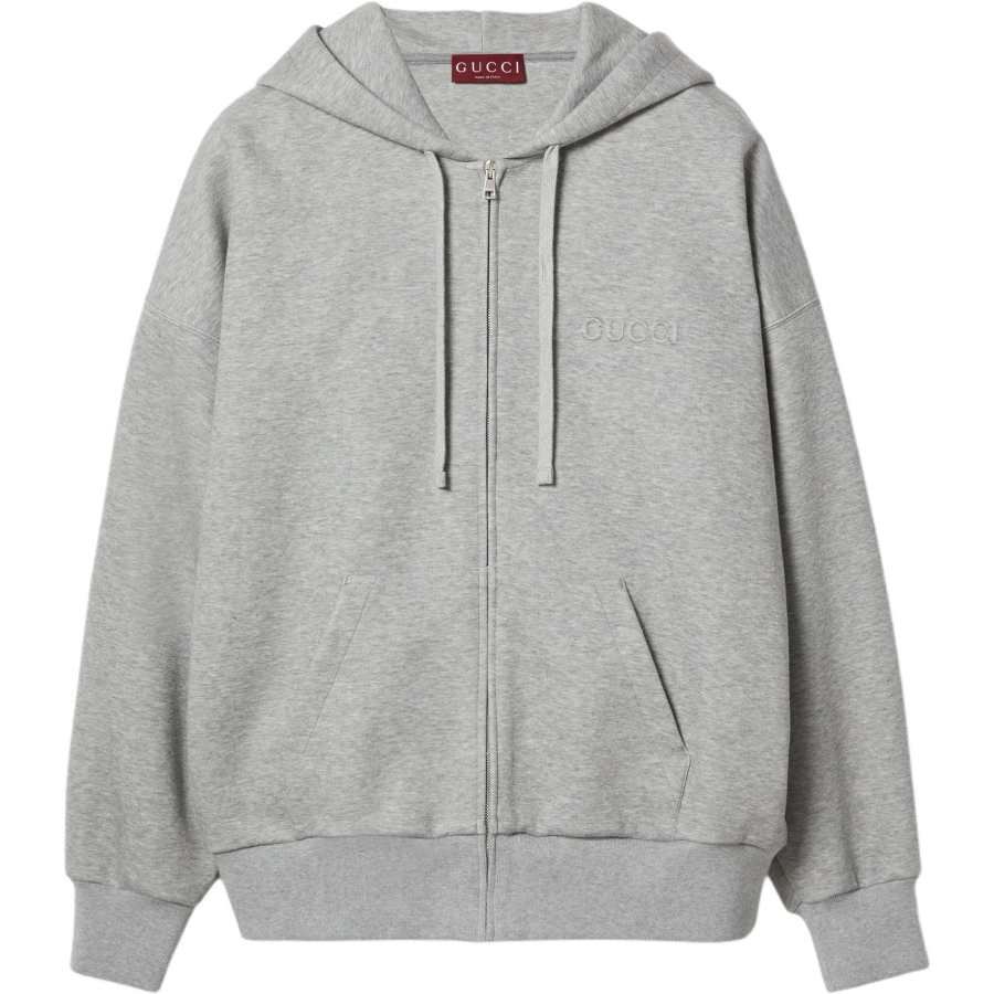 Gucci logo-embossed hoodie