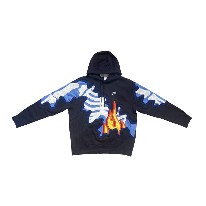 Nike Nike Sweatshirts Unisex Black Hooded Thickened Regular