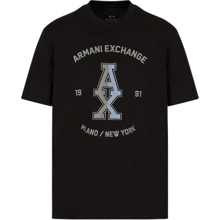 ARMANI EXCHANGE Logo-embroidered T-shirt