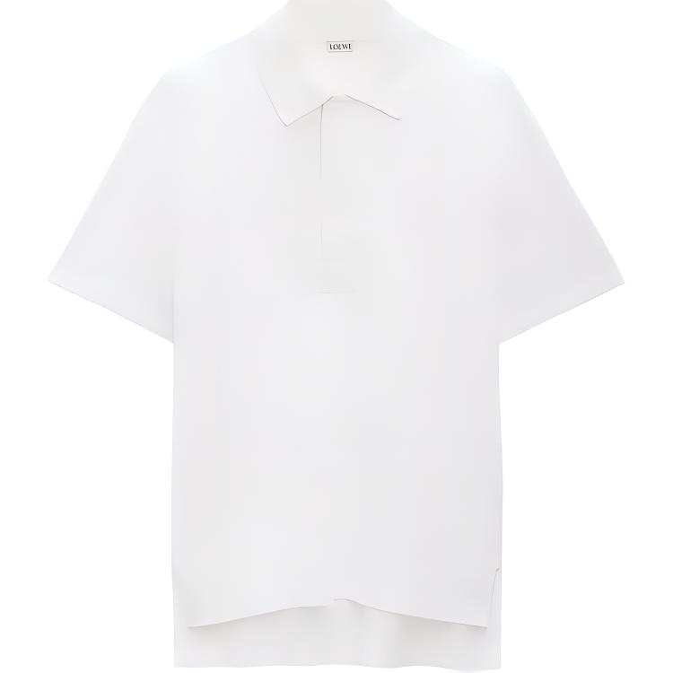 LOEWE FW24 Polo Shirt Men's White