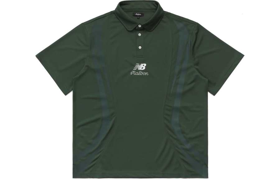 New Balance New Balance x MALBON Polo Shirt Unisex Green