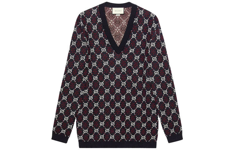 GUCCI 【Previous Season】GG diamond wool sweater