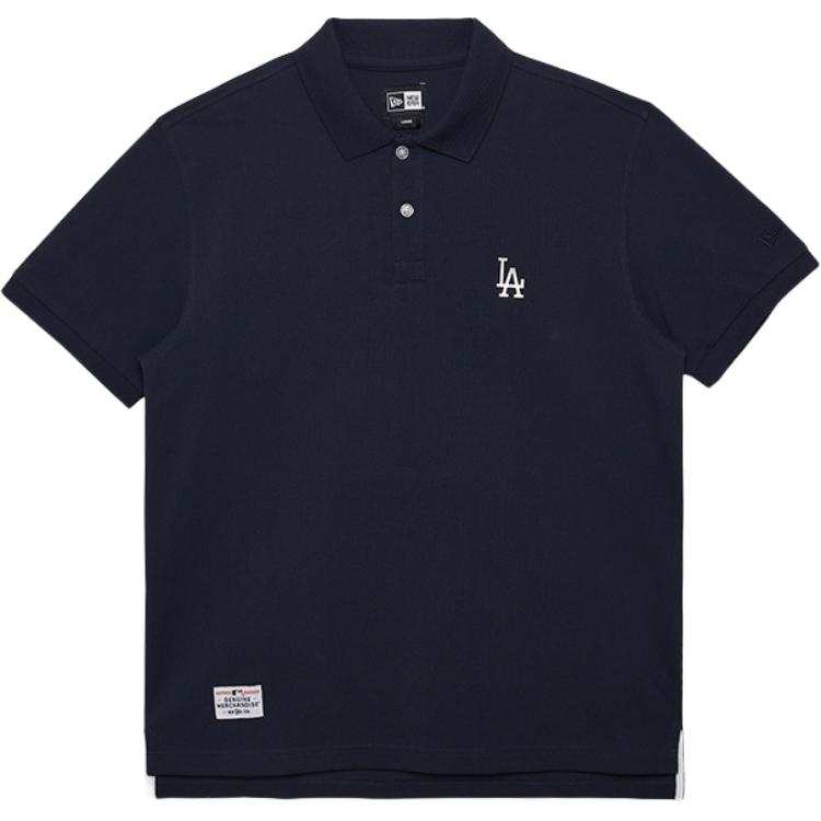 New Era MLB Los Angeles Dodgers Polo Shirt Business Unisex Navy Blue