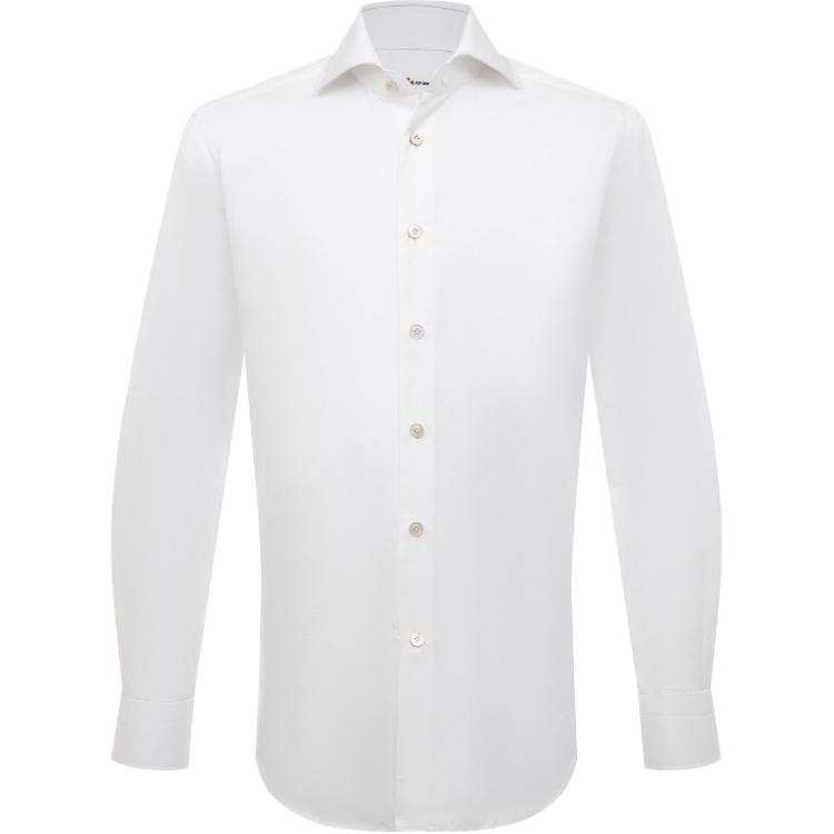 KITON KITON Shirts Men's White Lapel Moderate Other