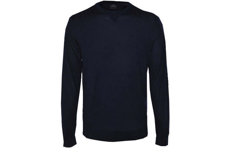 ARMANI EXCHANGE ARMANI EXCHANGE Logo Embroidered Crewneck Jumper