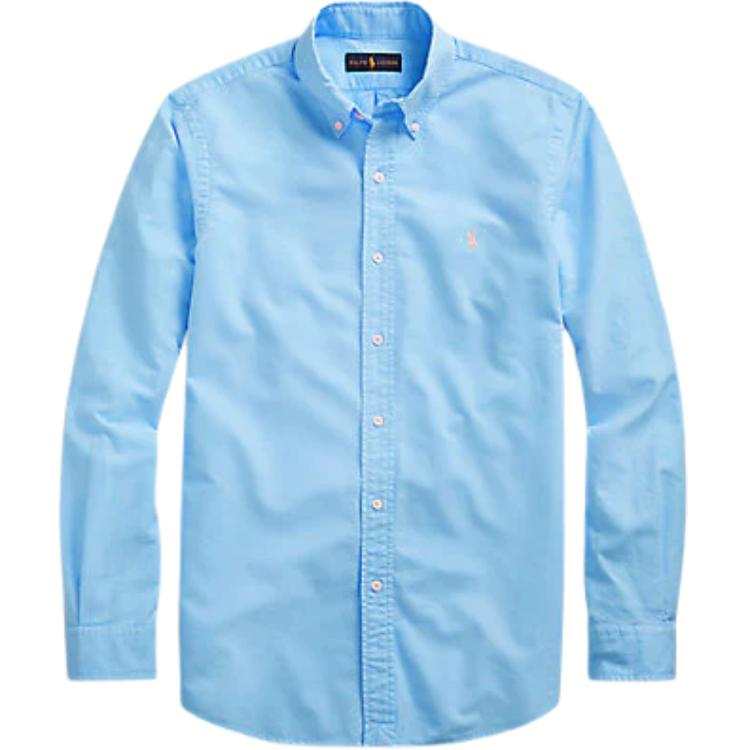 Polo Ralph Lauren SS24 Shirt Classic Version Men's Blue