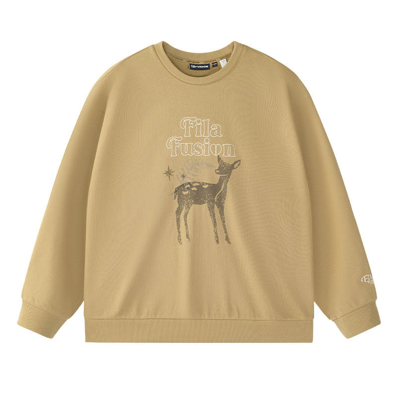 FILA FUSION Sweatshirt Unisex Algae Brown
