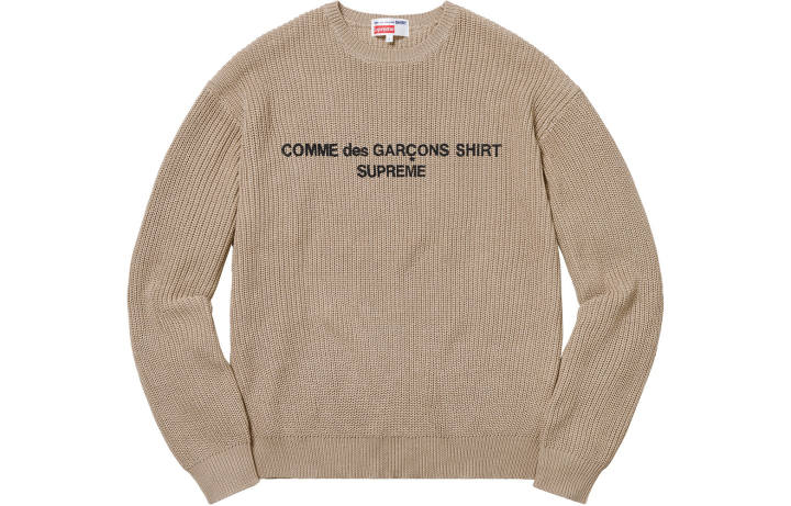 Supreme Supreme X COMME DES GARCONS SHIRT FW18 Sweaters Unisex Crew Neck Moderate Other