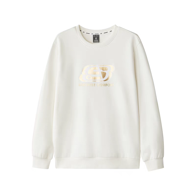 Skechers Sportlife Sweatshirt Unisex Marshmallow White