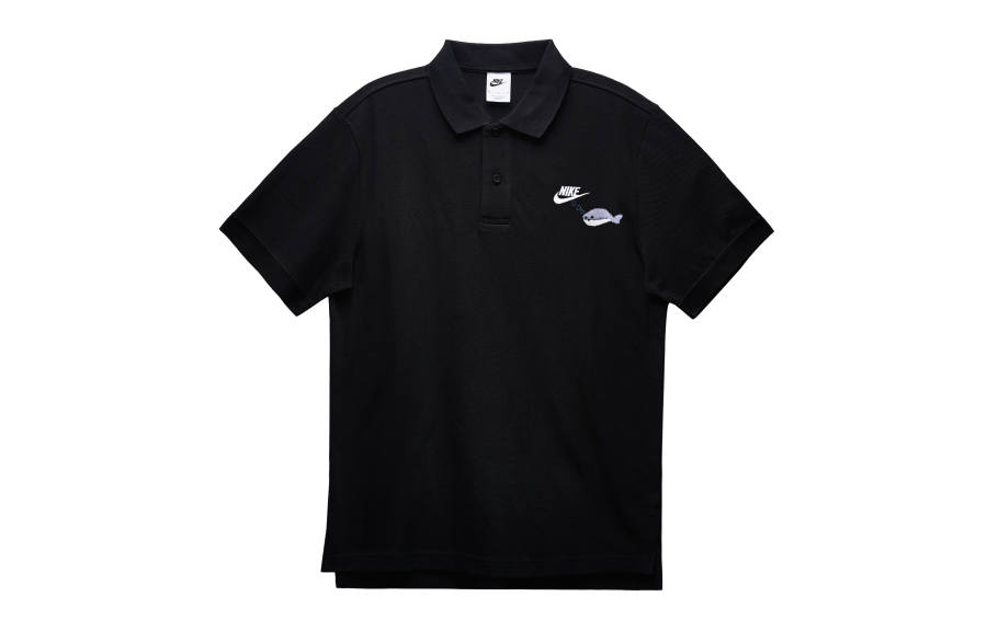 Nike Nike Polo Shirts Men's Black Polo Collar Moderate Straight Fit