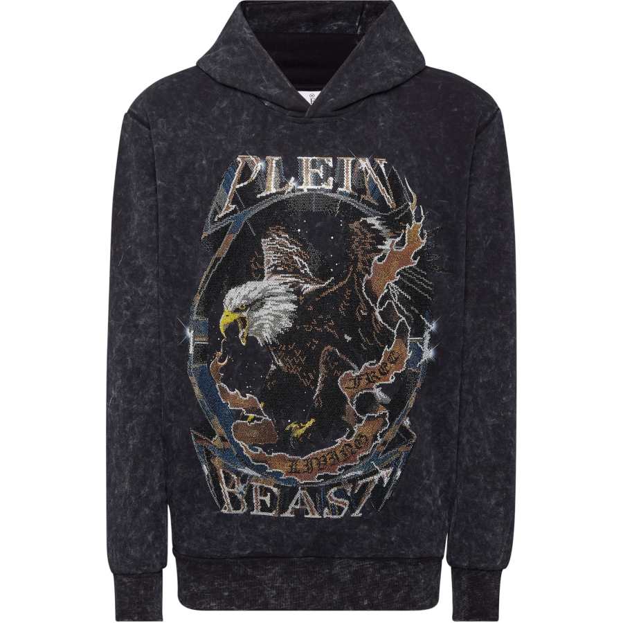 Philipp Plein logo-embellished hoodie